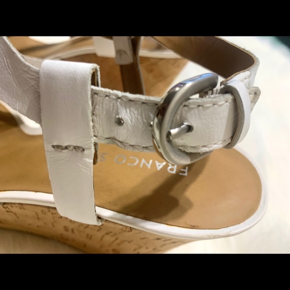 Franco Sarto White Women Sandals - Picture 8 of 11